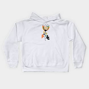 Mid Century Flower 7 Kids Hoodie